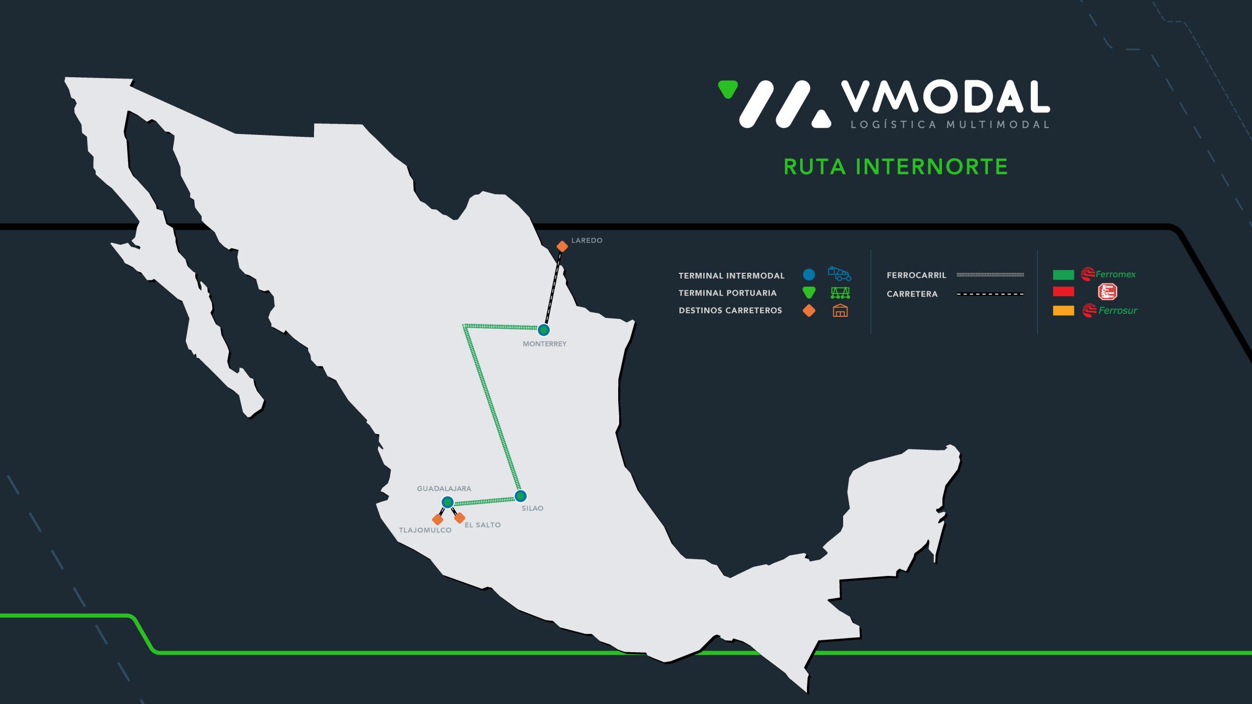Servicio intermodal por Ruta internorte