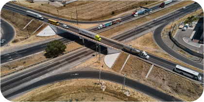 Carreteras con un flujo vehicular leve 