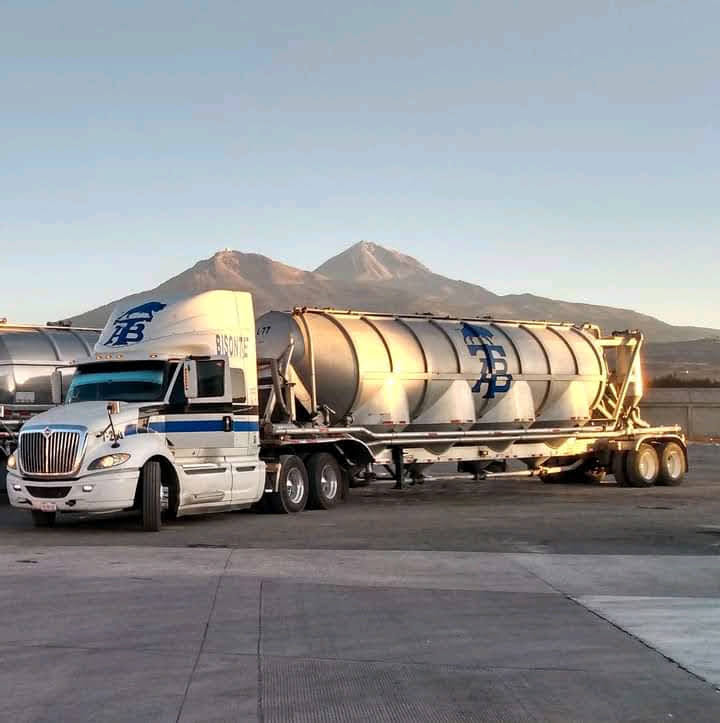 transporte con tolvas presurizadas
